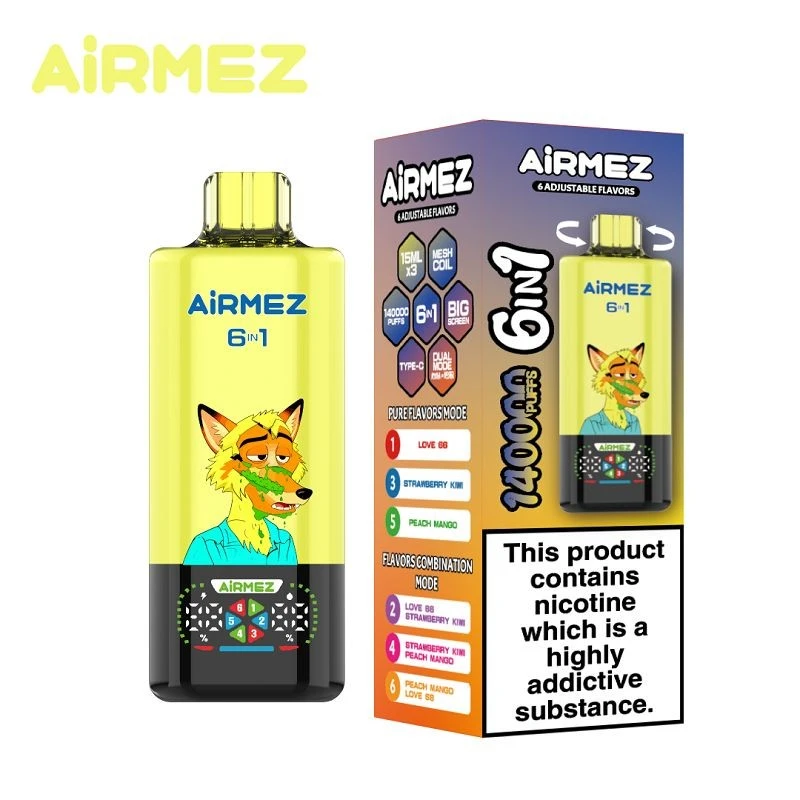 AIRMEZ FOX 6IN1 140000 Puffs suppliers