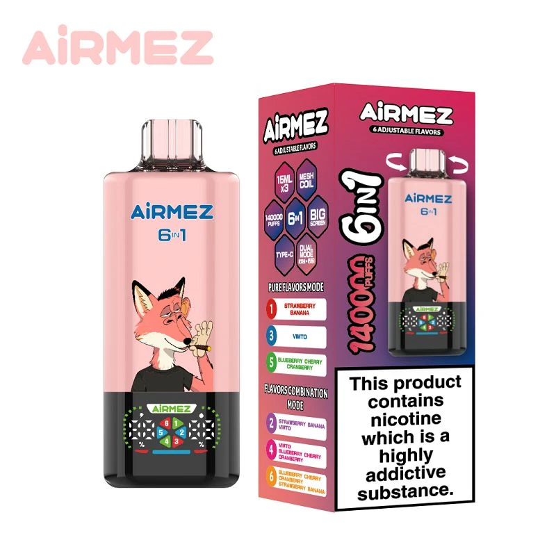 AIRMEZ FOX 6IN1 140000 Puffs