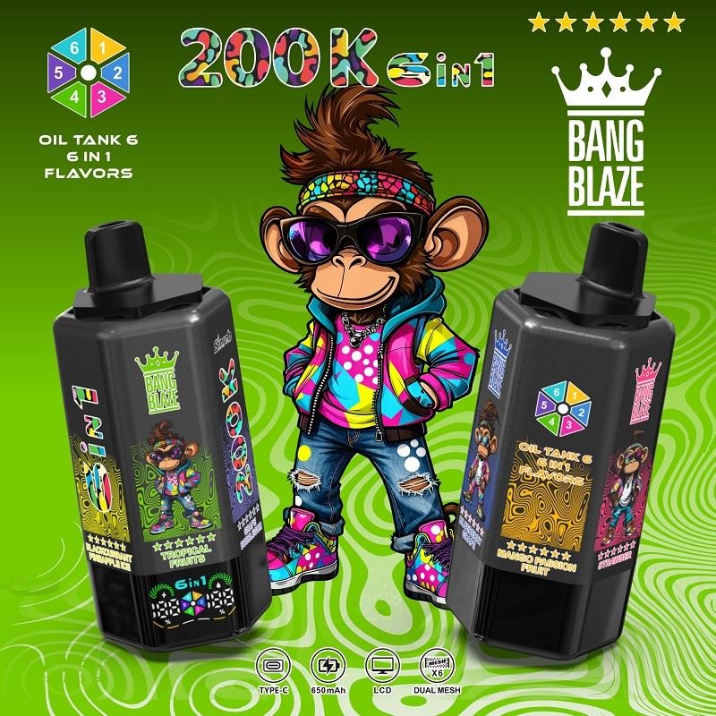 BANG BLAZE 6in1 200000 Puffs high quality