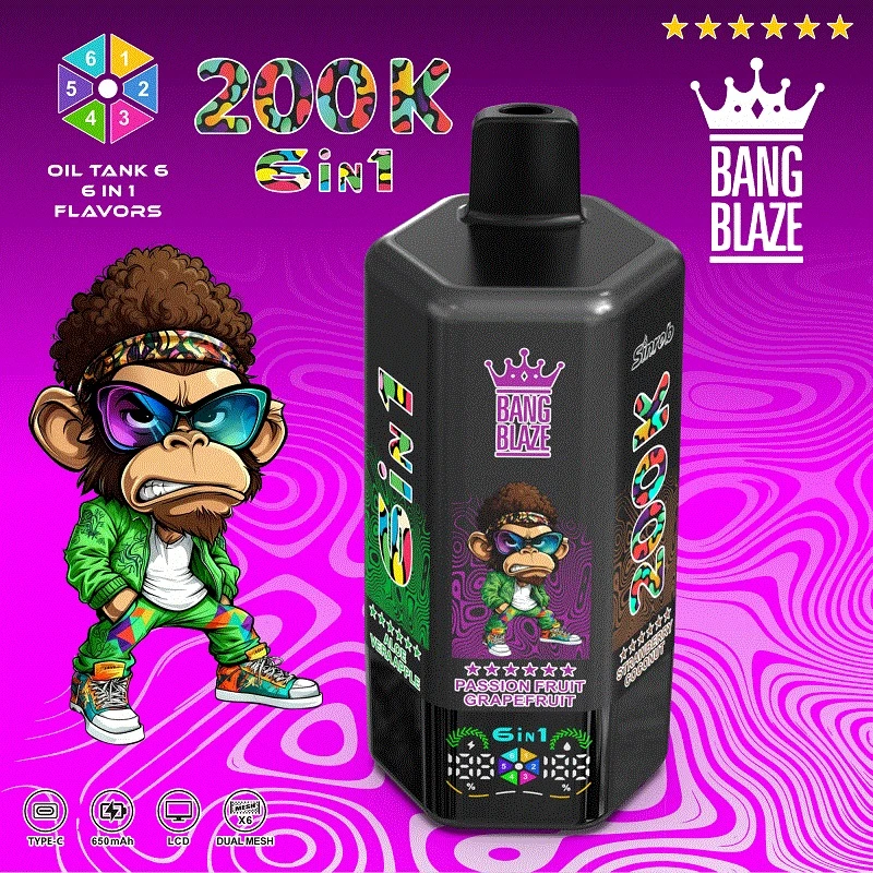 BANG BLAZE 6in1 200000 Puffs