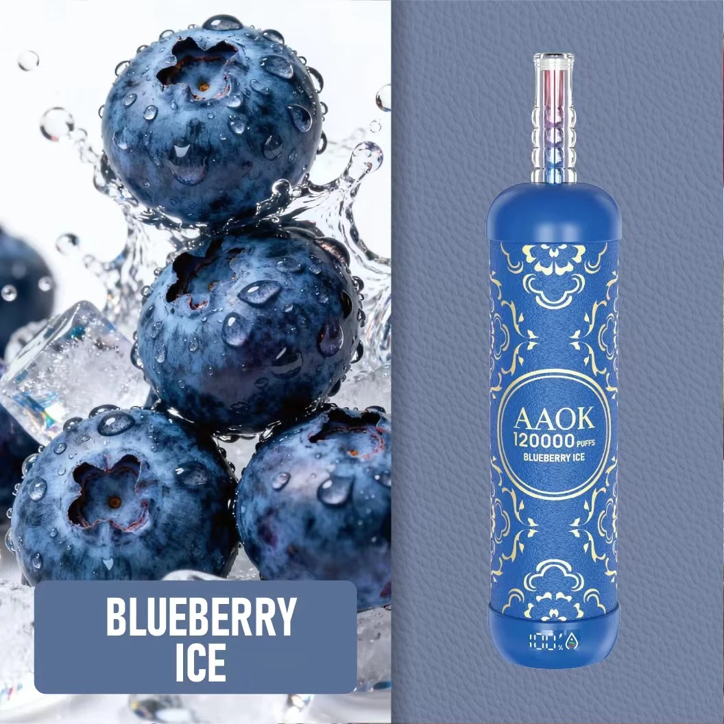 Fig. 4 - Blueberry Ice. Berry-ice profiles round out the non-tobacco palette. (A