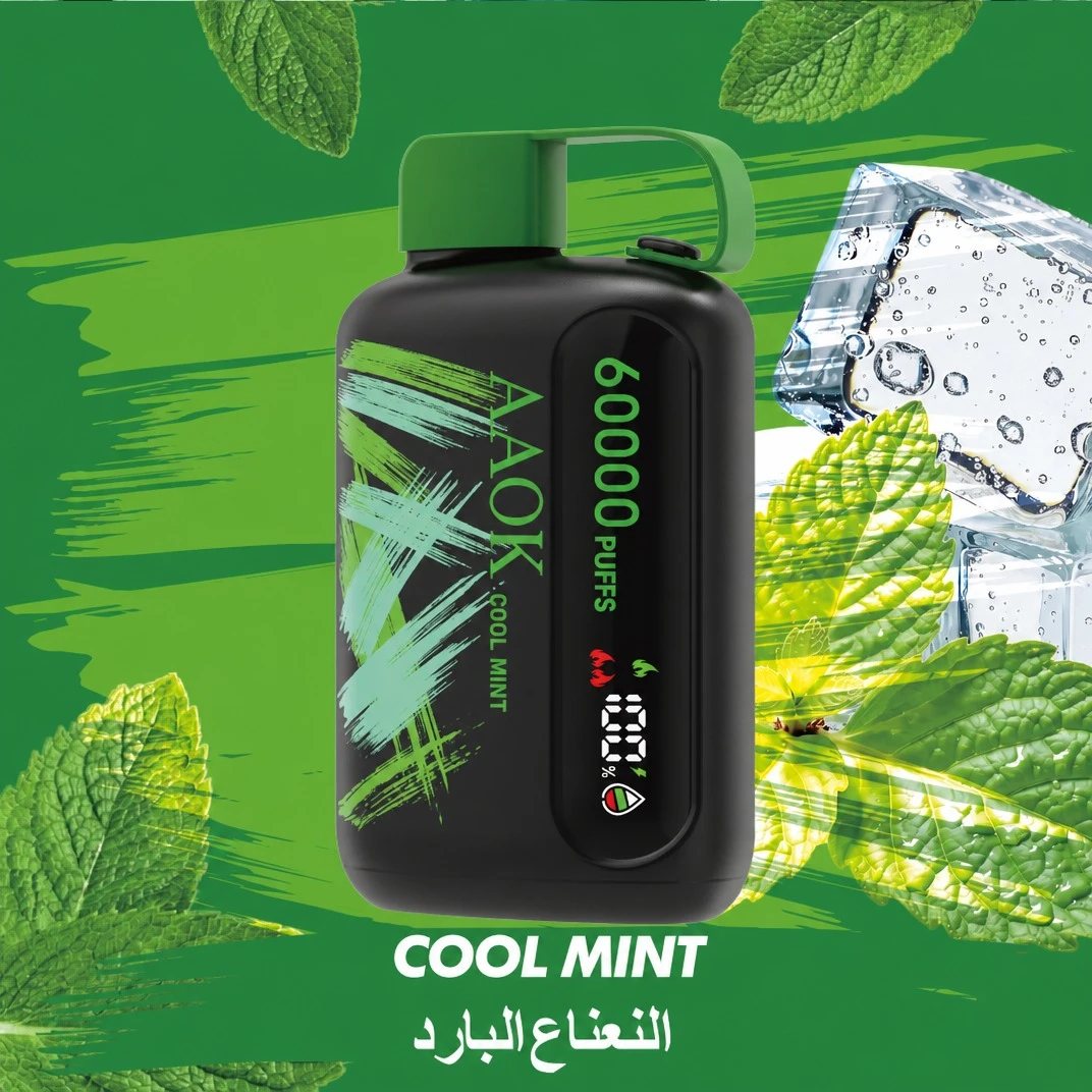 AAOK 60000 60000 puffs - Arabic retail artwork