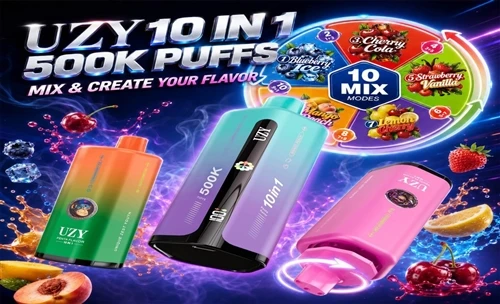 UZY PENTA FLAVOR 10 IN 1 500000 (Ten Flavors. One Device. Infinite Choices)