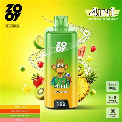 ZOOY 4-in-1 Quads 200000 Disposable Vape