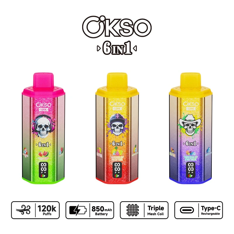 OKSO 6in1 120000 Puffs
