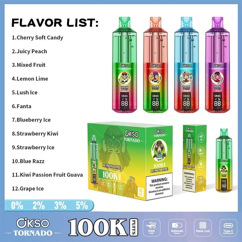 OKSO Tornado 100000 Puffs best