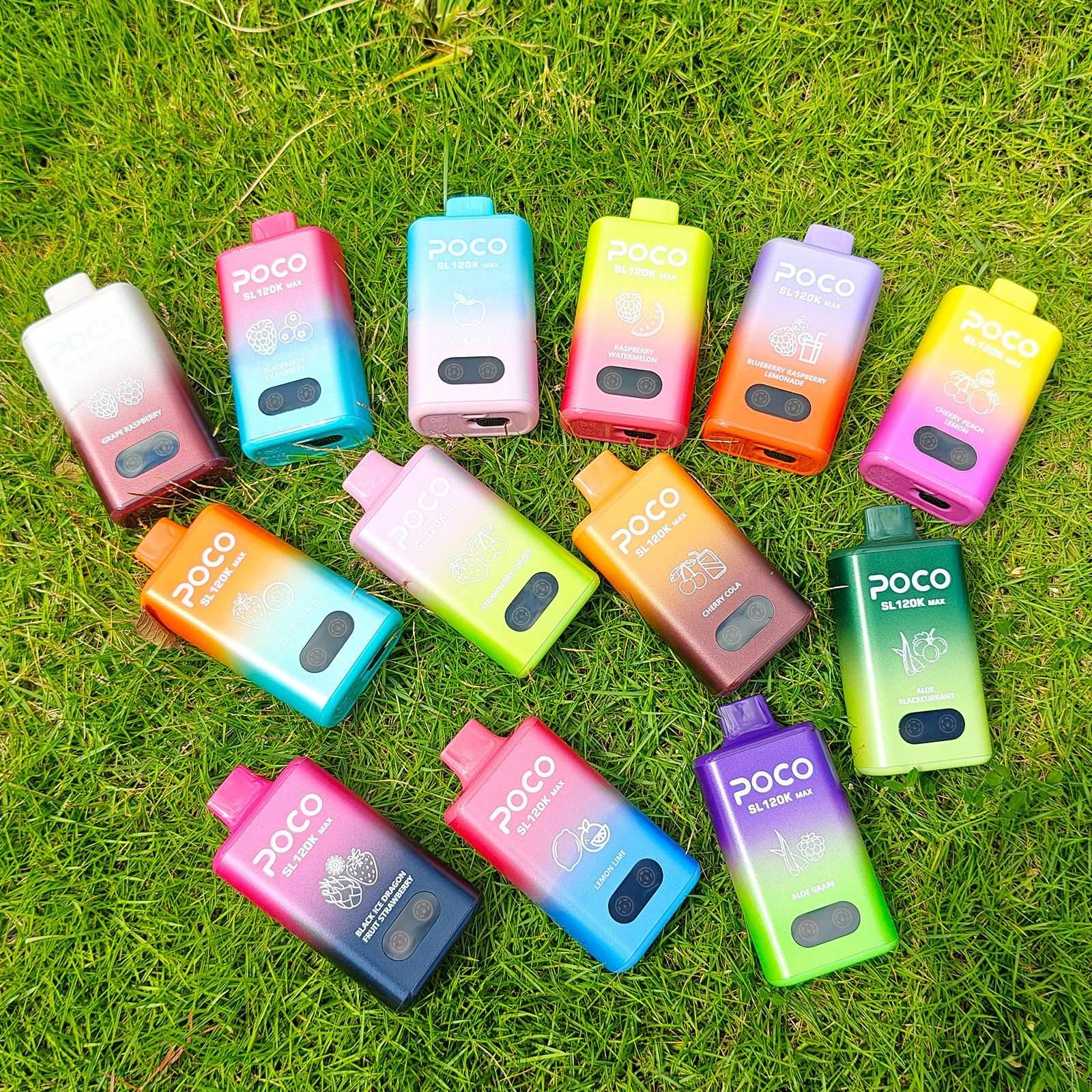 POCO SL120000 MAX Disposable Vape flavor options