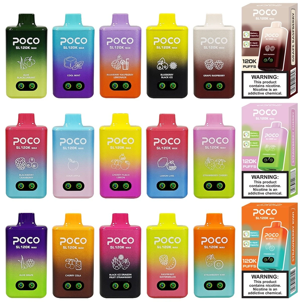 POCO SL120000 MAX Disposable Vape