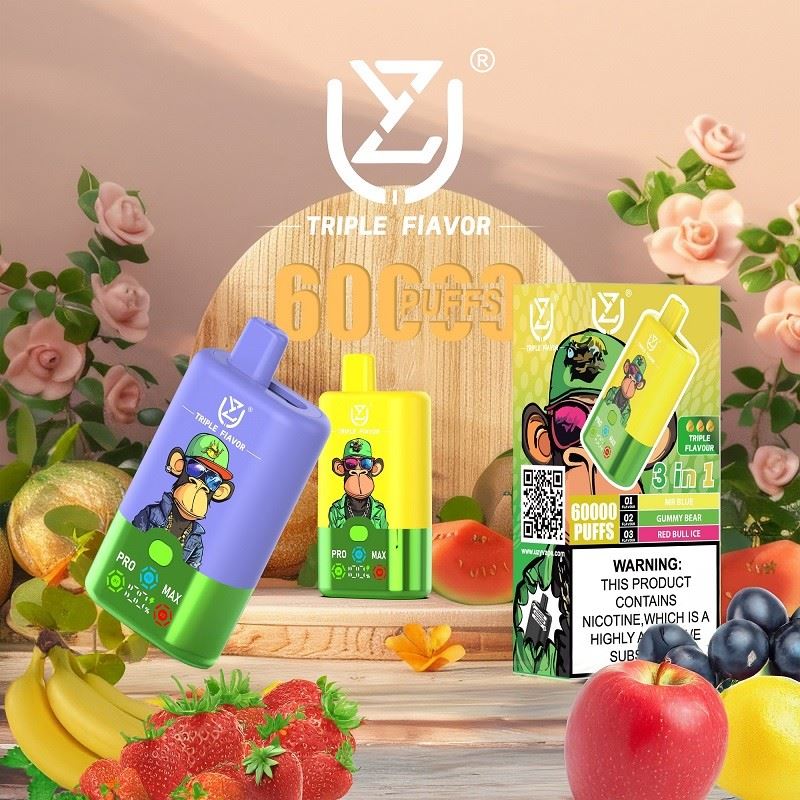 UZY Tpriple Flavors 60000 Puffs best