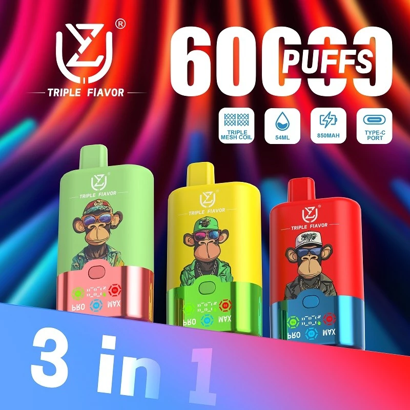 UZY Tpriple Flavors 60000 Puffs high quality