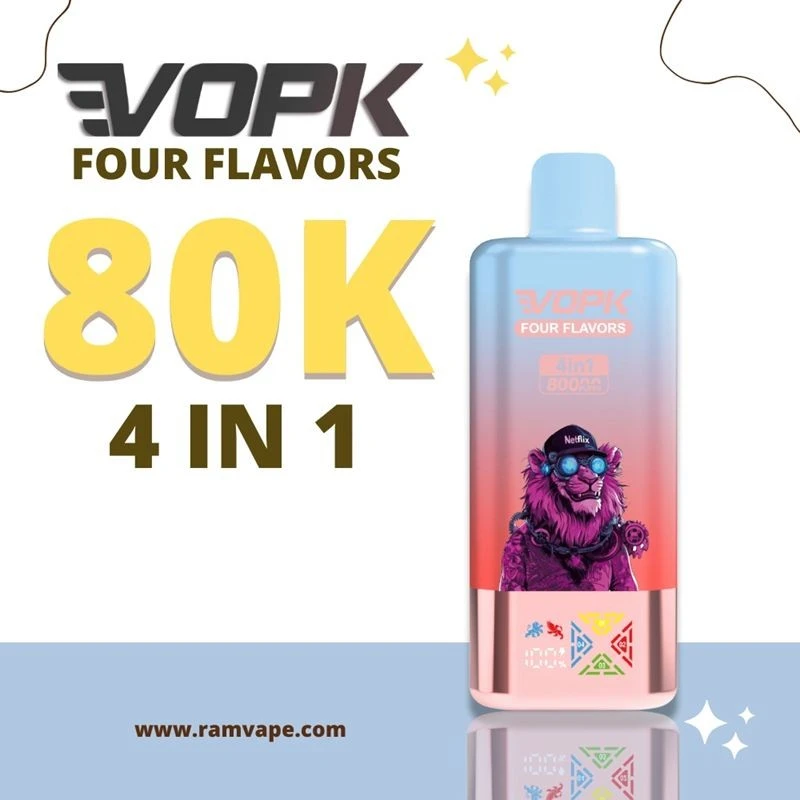 VOPK Four Flavors 80000 Puffs factory