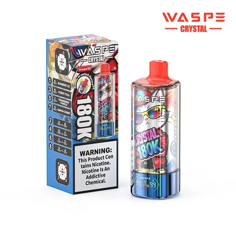 WASPE 8in1 Crystal 180000 Puffs high quality
