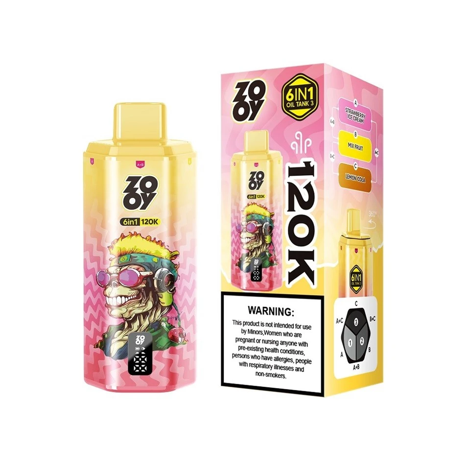 ZOOY 6in1 120000 Puffs factory